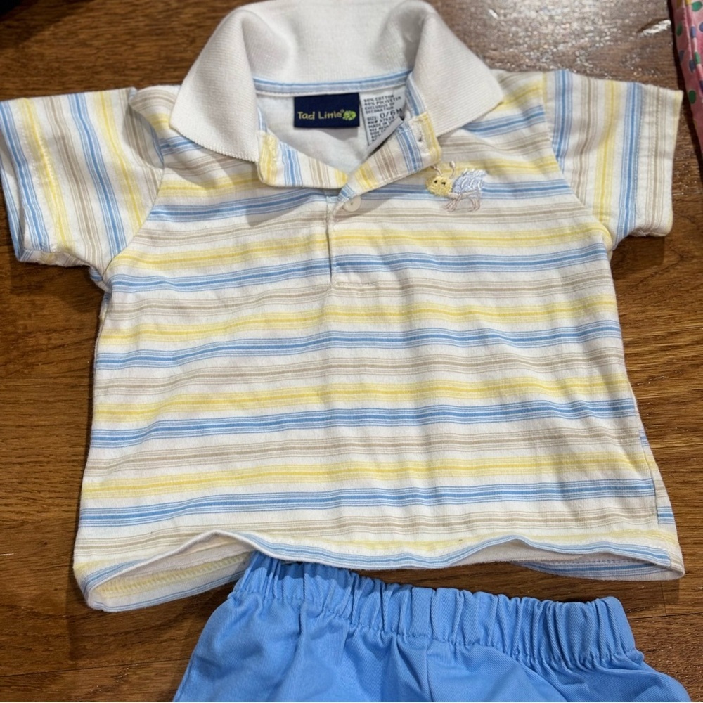 Vintage Tad Little Baby Boy 2-Piece Set – Size 0-6M - Picture 6 of 9